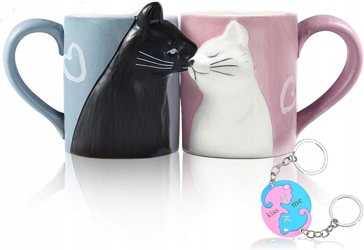Šálky Na Kávu S Kočkou Dárek Pro Páry Na Valentýna Hrníčky