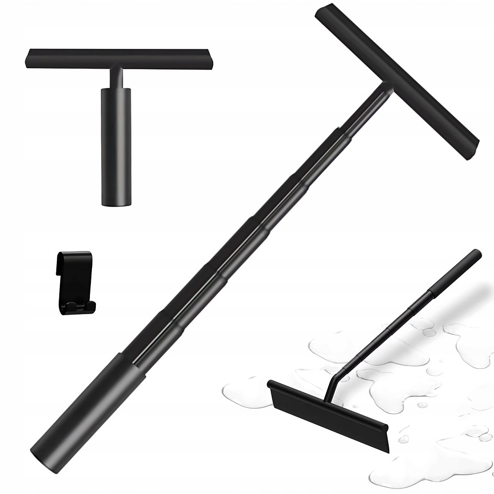 Levně Stěrka Na Sklo S Dlouhou Teleskopickou Tyčí 23.5-97 CM, Silikonová