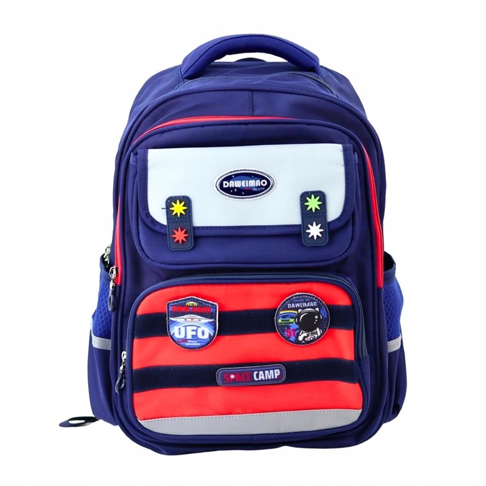 Školní Batoh Kosmos Granátově Červený 20L