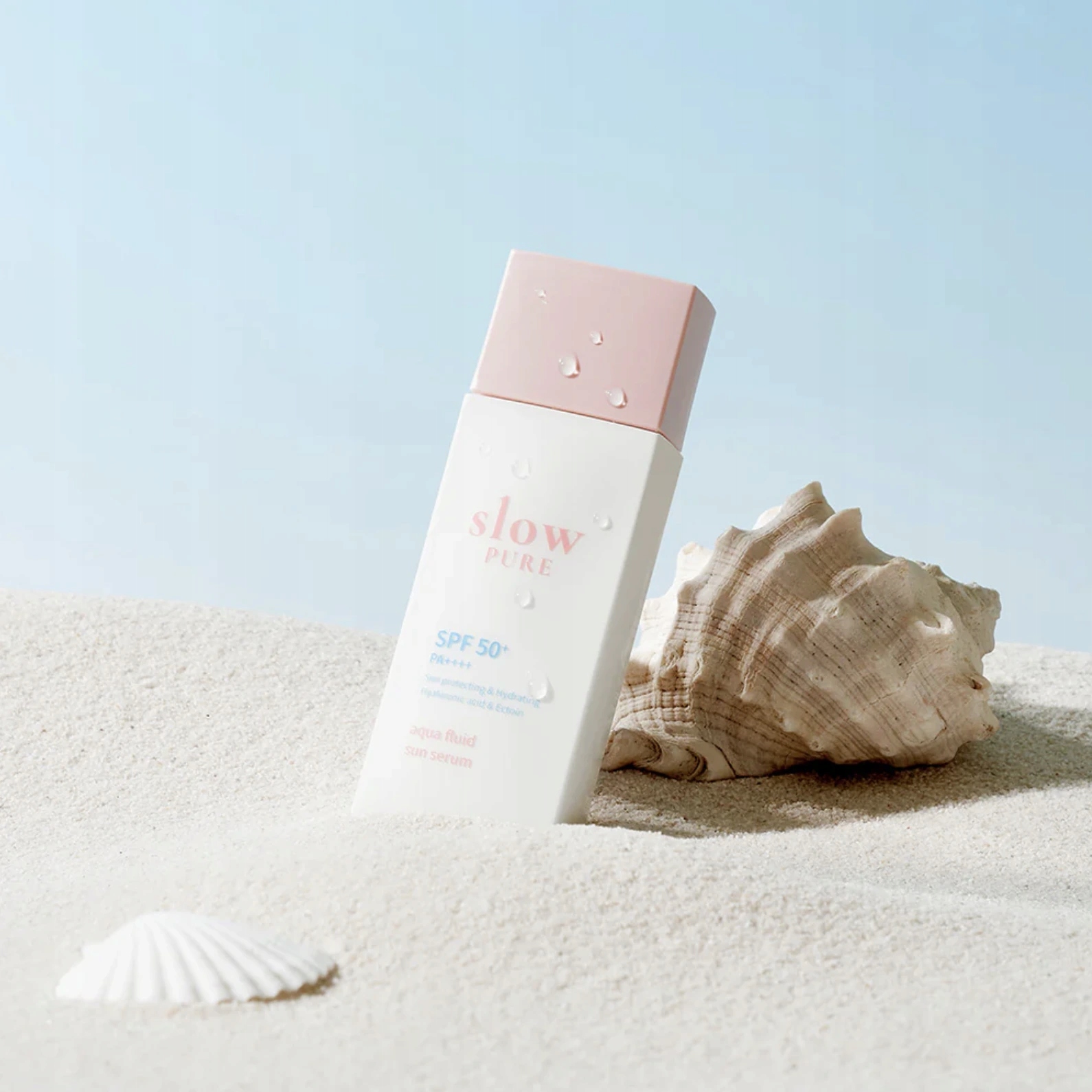Slowpure Aqua Fluid Sun Serum Lehký opalovací fluid se sérovou texturou