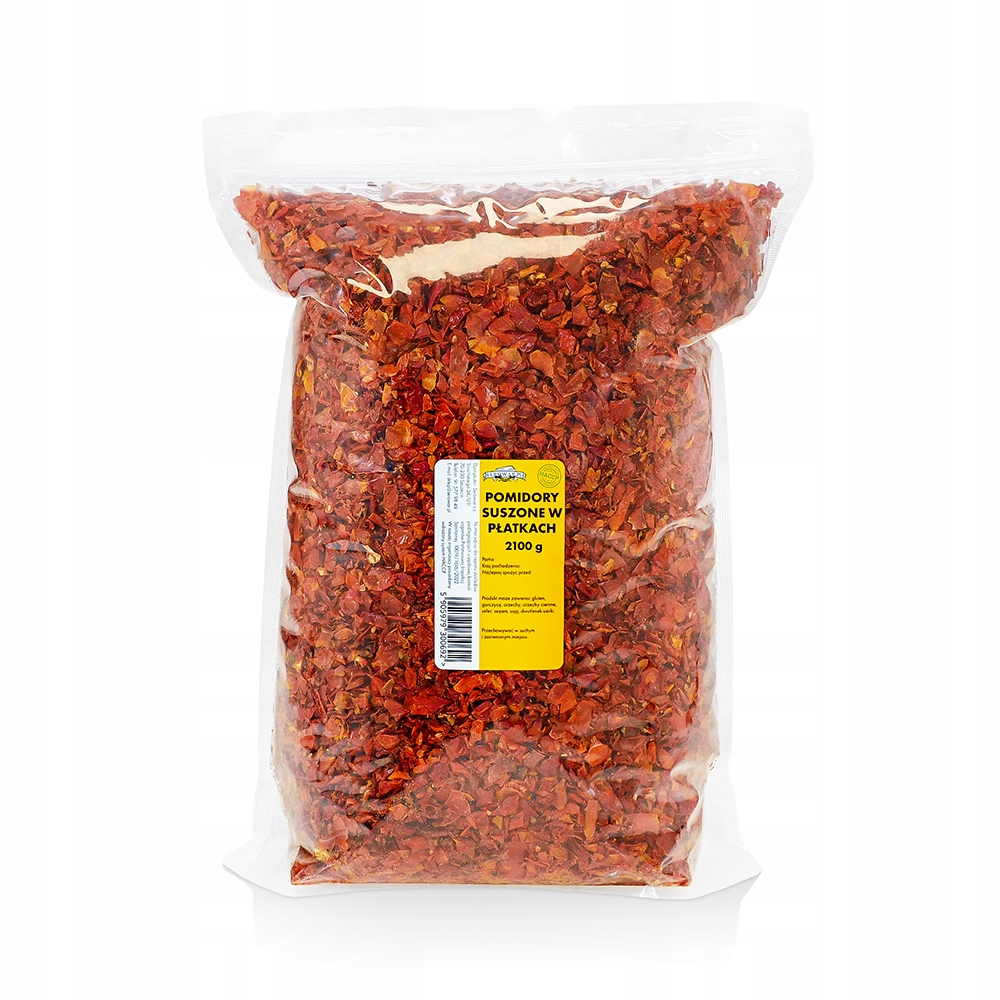 Levně Rajčata sušená v vločkách, uzavíratelný sáček, 2,1 kg