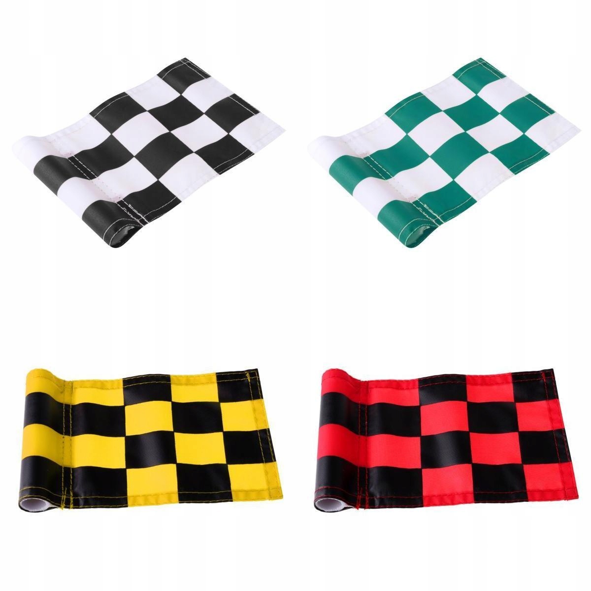 4Pcs Golf Practicing Training Nylon Putting Green Chequered