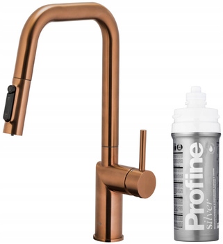 Kfa Kuchynská Batéria, Filtrácia Vody Duero Pure Style, Brushed Rose Gold