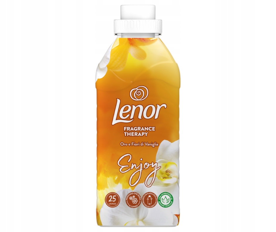 Levně Lenor Vanilka Tekutá aviváž 525 ml 25 praní 8 ks