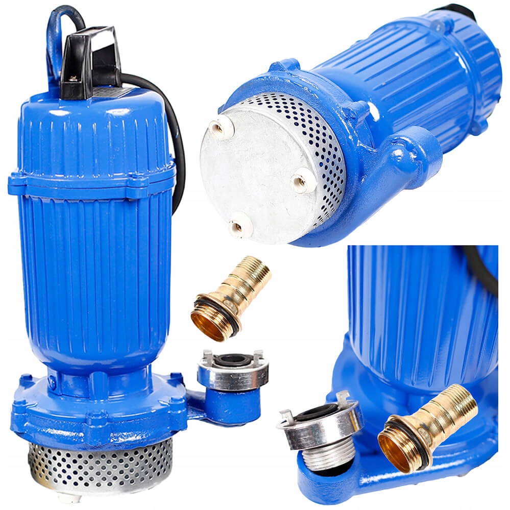 Pompa Do Wody Czystej Brudnej Zatapialna 2650W Mocna Zanurzeniowa Sito