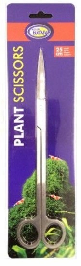 Akvarijní Nůžky Rovné 25 CM Na Stříhání Rostlin, Péče