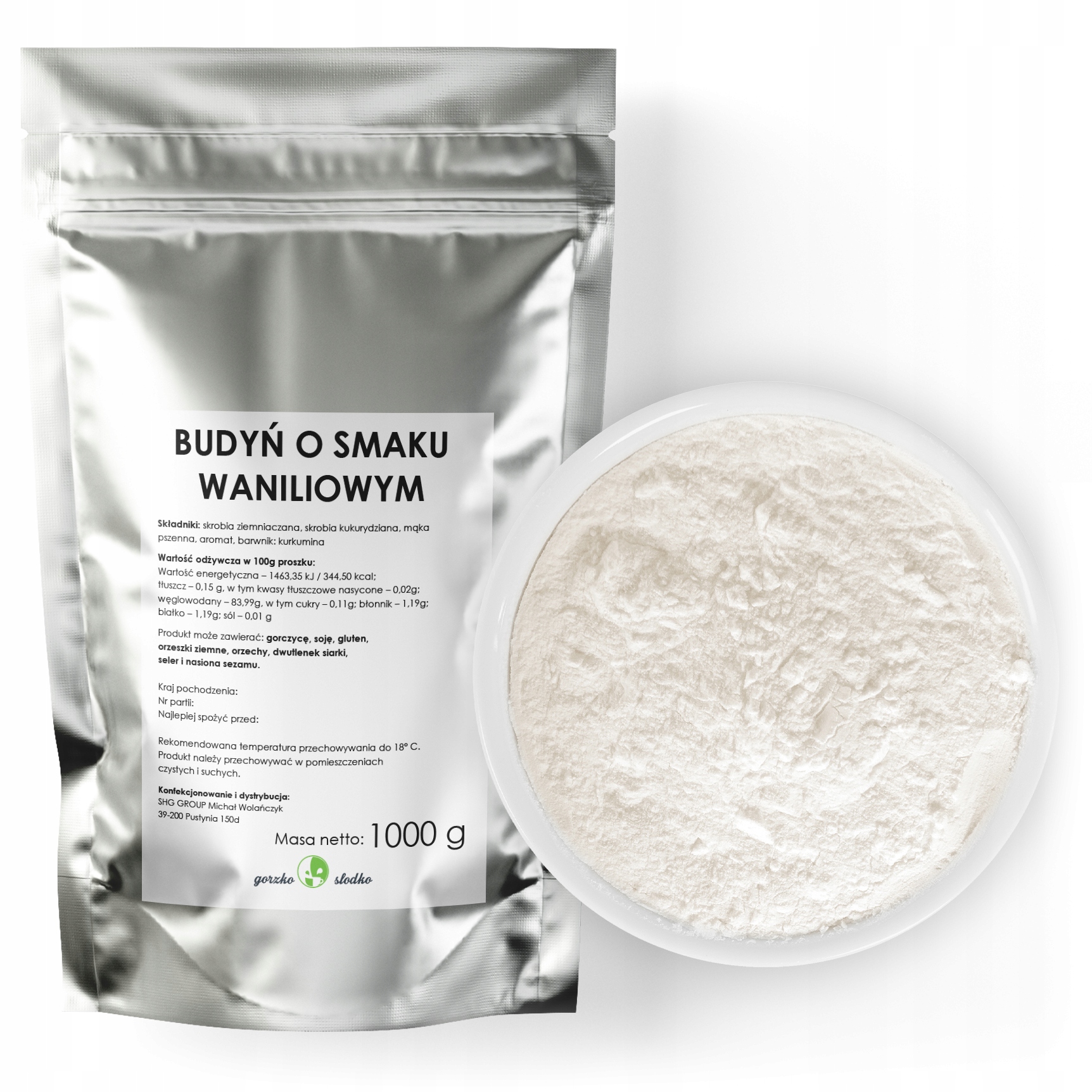 Пудинг со вкусом ванили пудинг порошок 1 кг