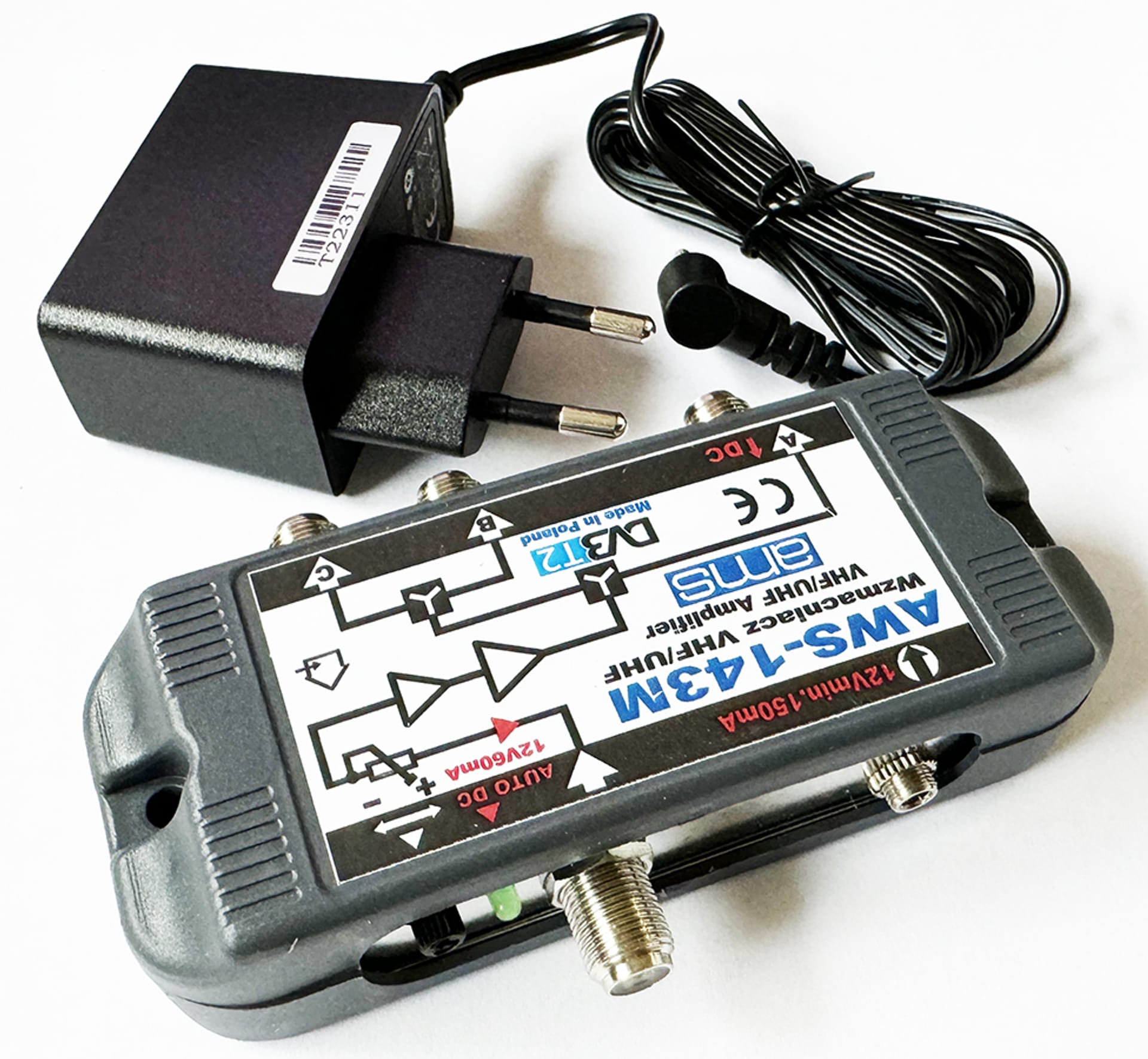 Anténní zesilovač pozemní televize AWS-143M