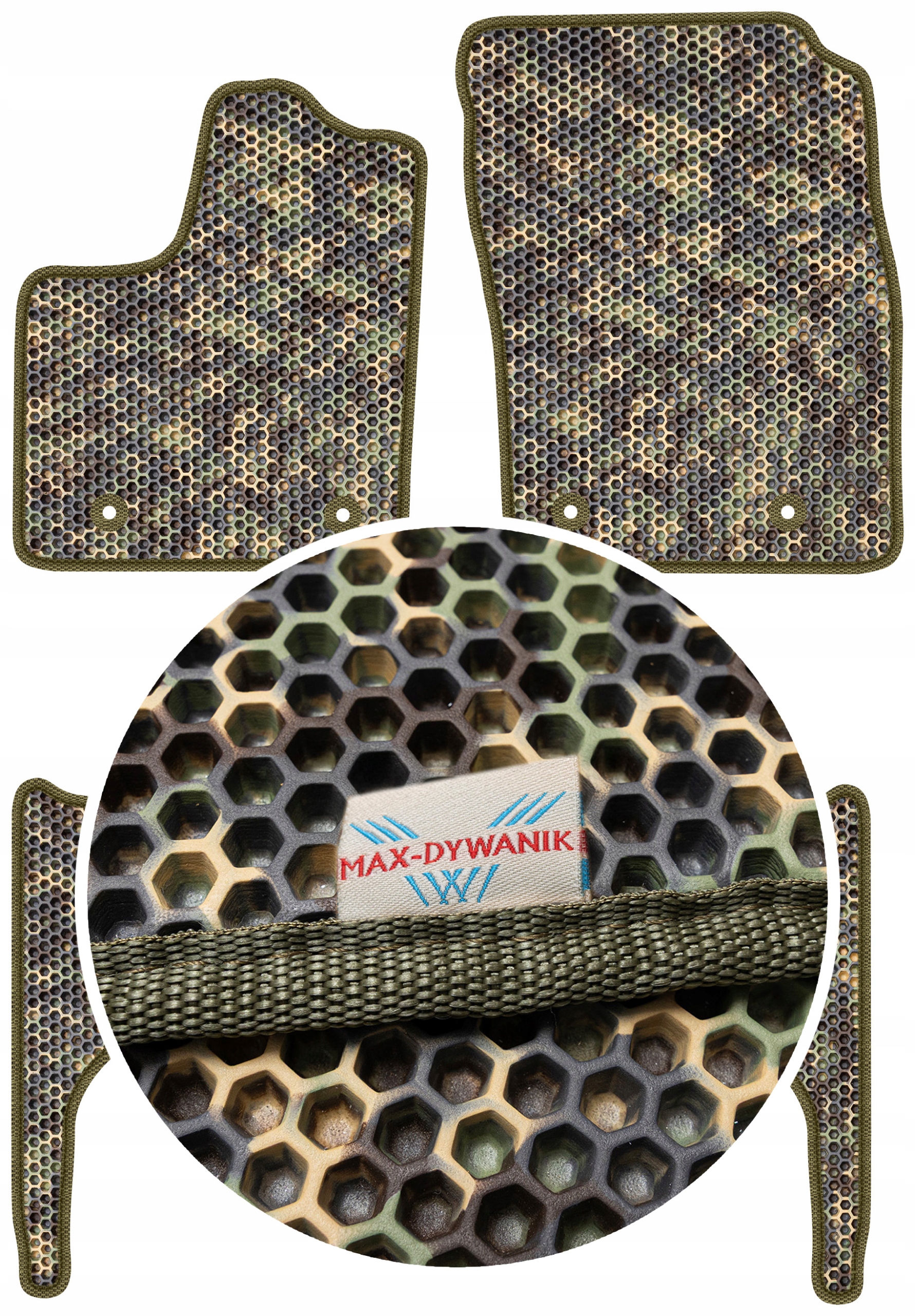 Toyota Land Crusier J 300 od roku 2022. Gumové rohože do auta Eva Moro