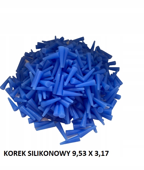 

Korek Stożkowy Silikonowy 9,52 3,18 mm op 100szt