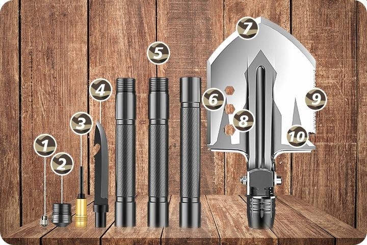 Składana Saperka Multi dla Mężczyzny 29w1 SurviBox Model Tahan