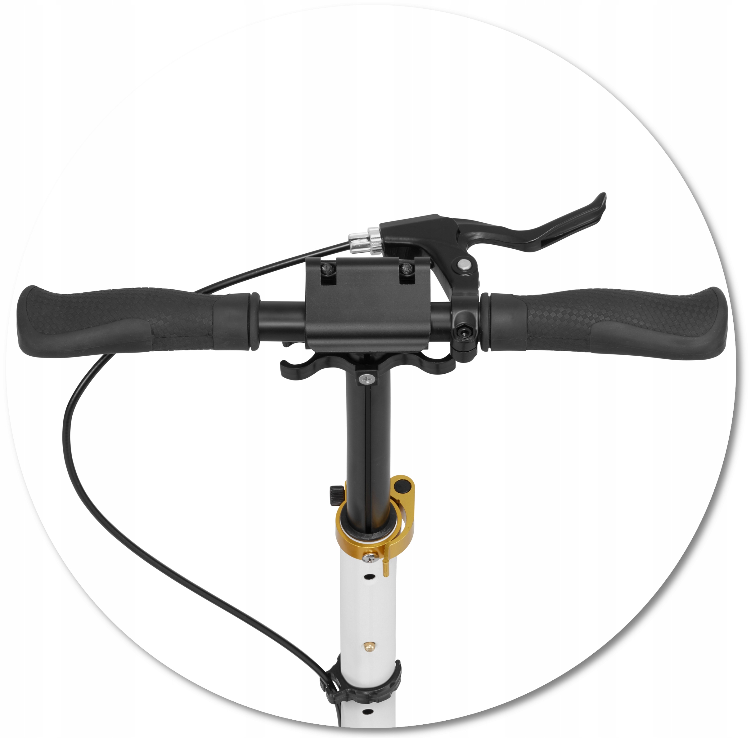 Duża Składana Hulajnoga Miejska Sesttino SHIRO Hamulec tarczowy AMORTYZACJA Amortyzacja pełna