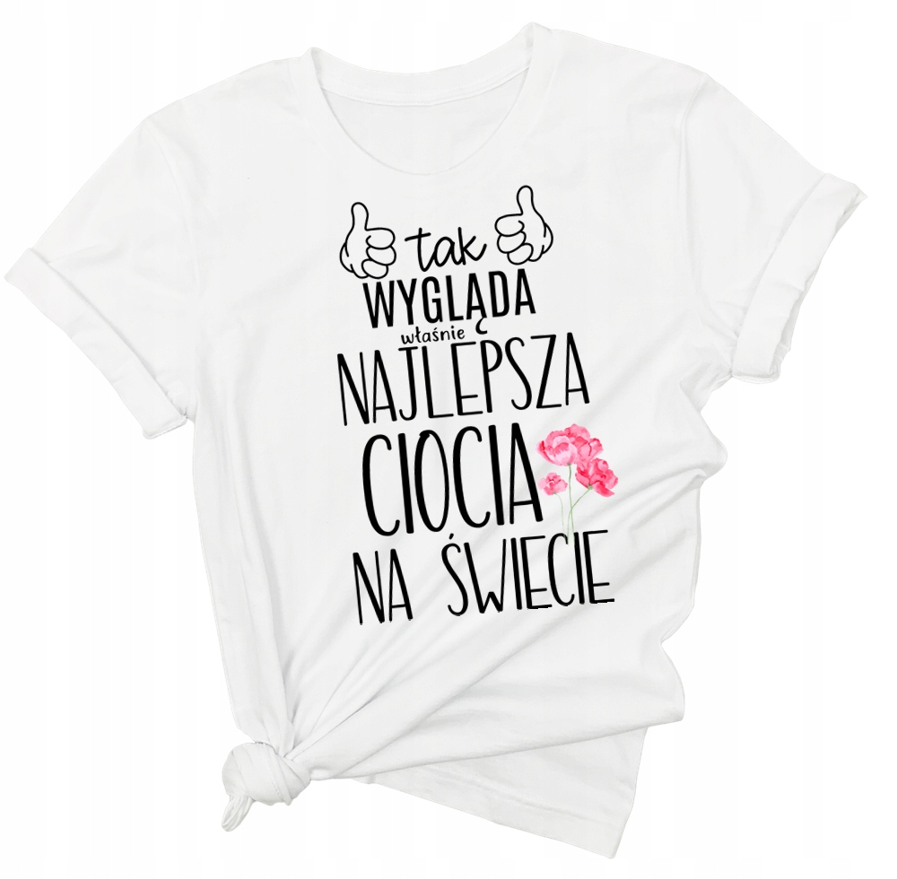 

Koszulka na prezent dla cioci podziękowanie 5XL