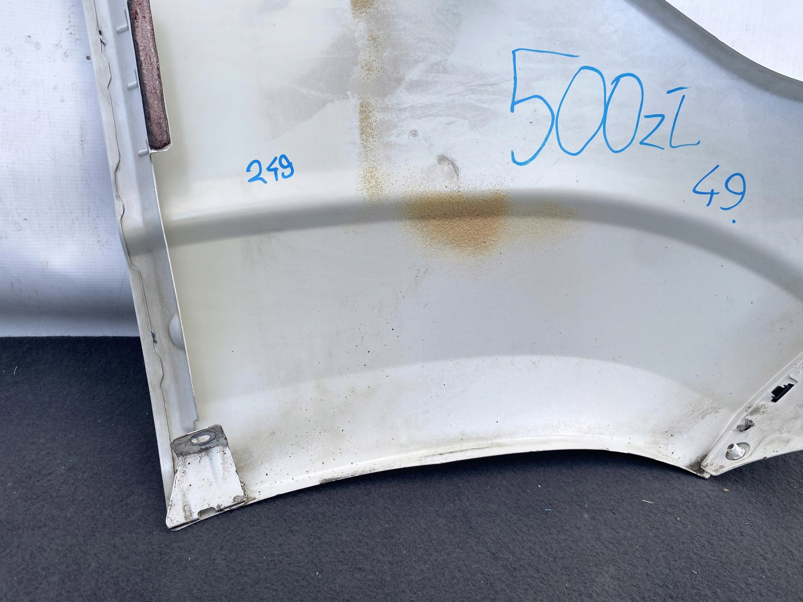 DUCATO BOXER JUMPER 14- fender front left BIALY 249 EWP original