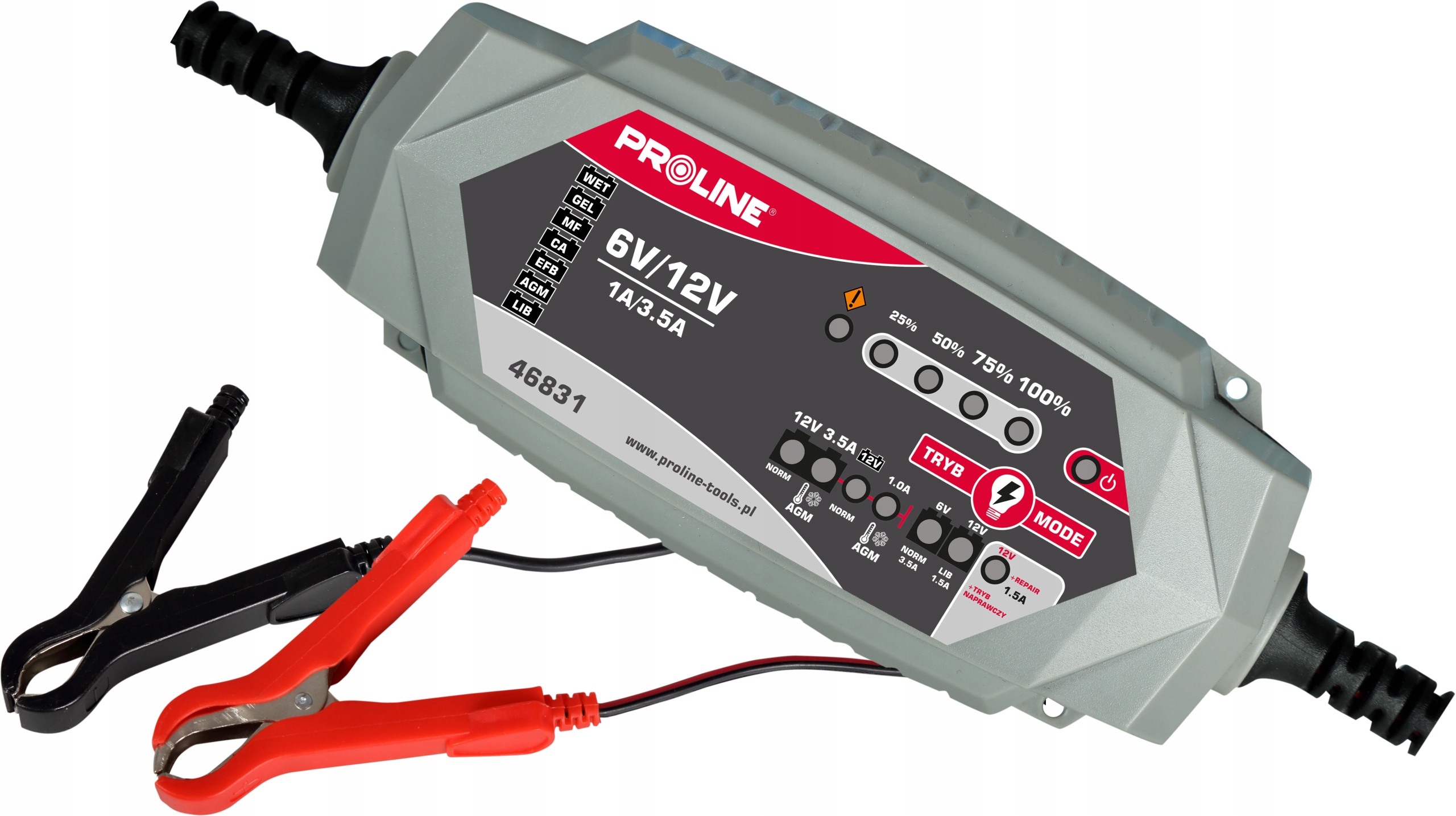 ВЫПРЯМИТЕЛЬ ИНВЕРТОРА PROLINE 6V / 12V, 3.5 A CE