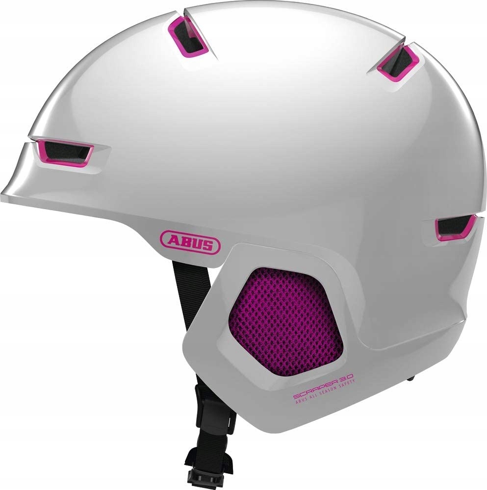 Kask rowerowy Abus Scraper 3.0 Era Pearl White L 57-61cm Całoroczny