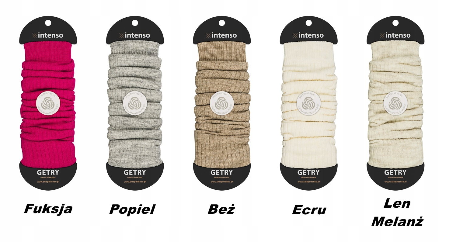 GETRY WEŁNIANE DAMSKIE INTENSO OCIEPLACZE UNI LEN Model 1125
