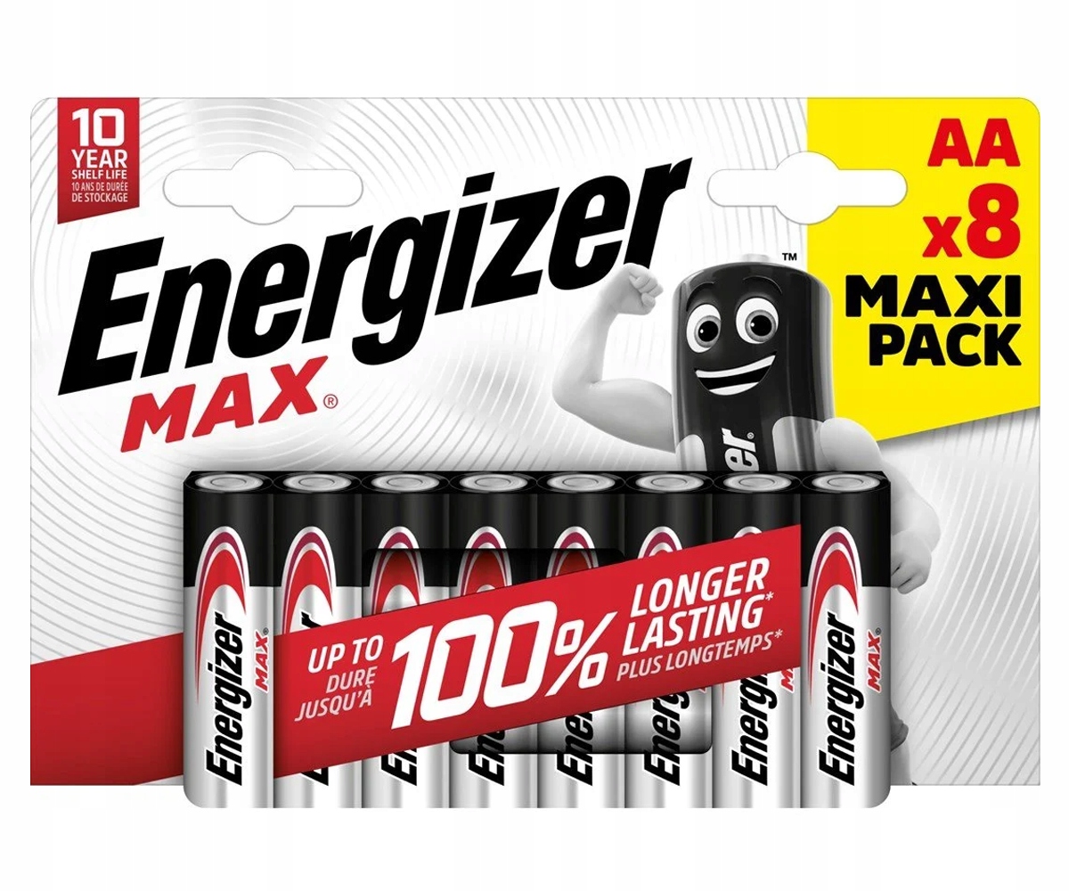 BATERIE ENERGIZER AA ALKALICZNE MAX 8SZT LR6