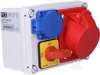 ROZDZ.STAC.16/5 Gs Vypnuto 0-1 Kolo IP44