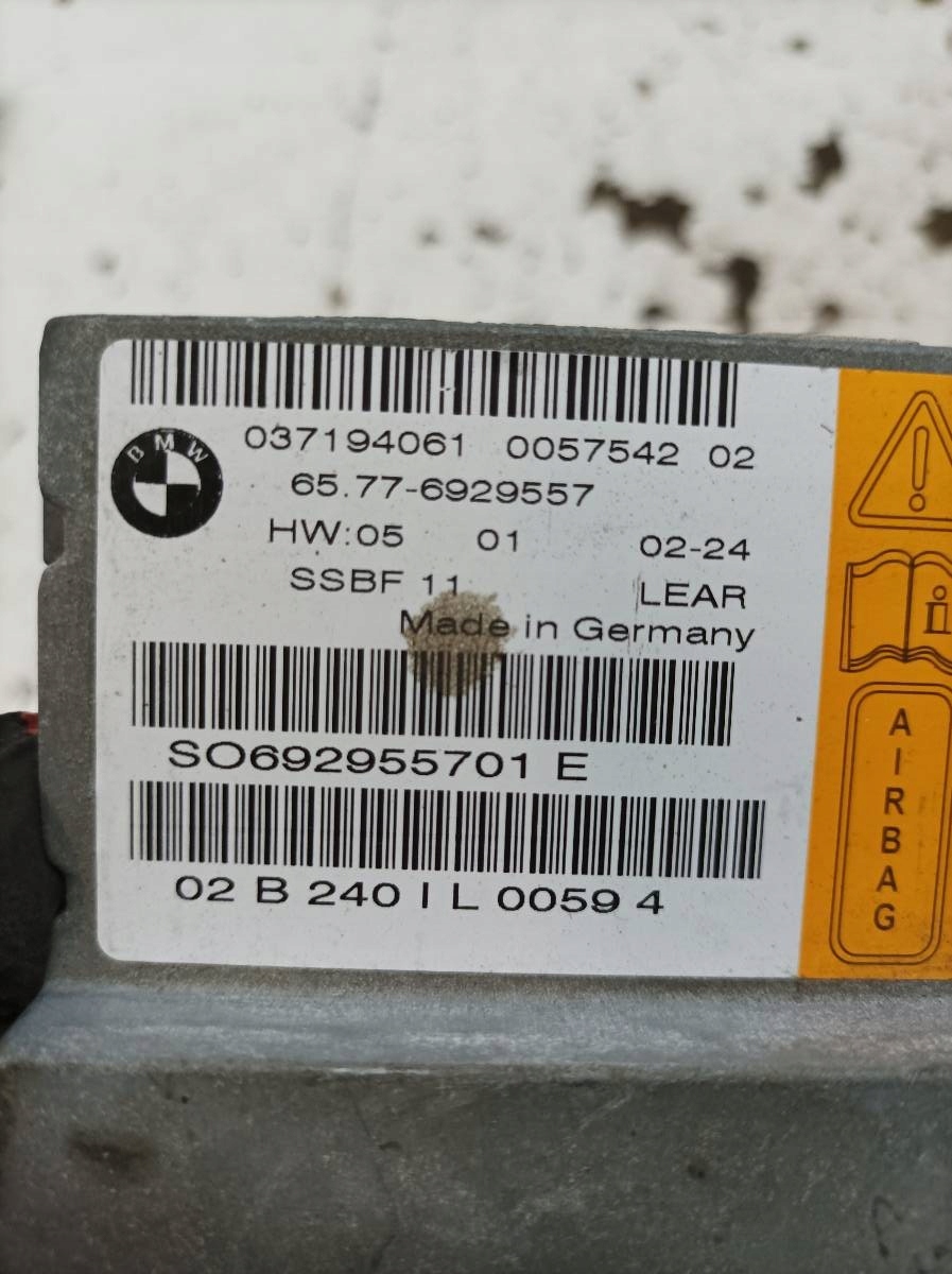 SENSOR airbag 6929557 Bmw Seria 7 IV (2001-2008) E65/66/67/68