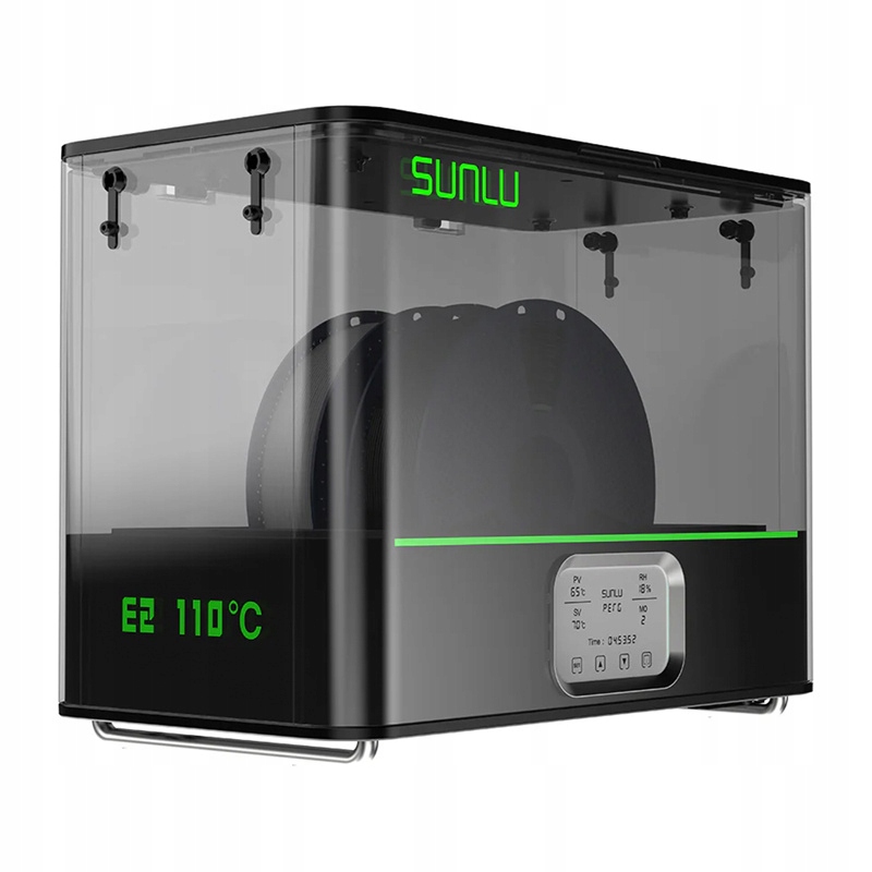 Sunlu E2 Sušička na filament 2v1 110°C Vysoký výkon 500 W Žíhanie 3KG