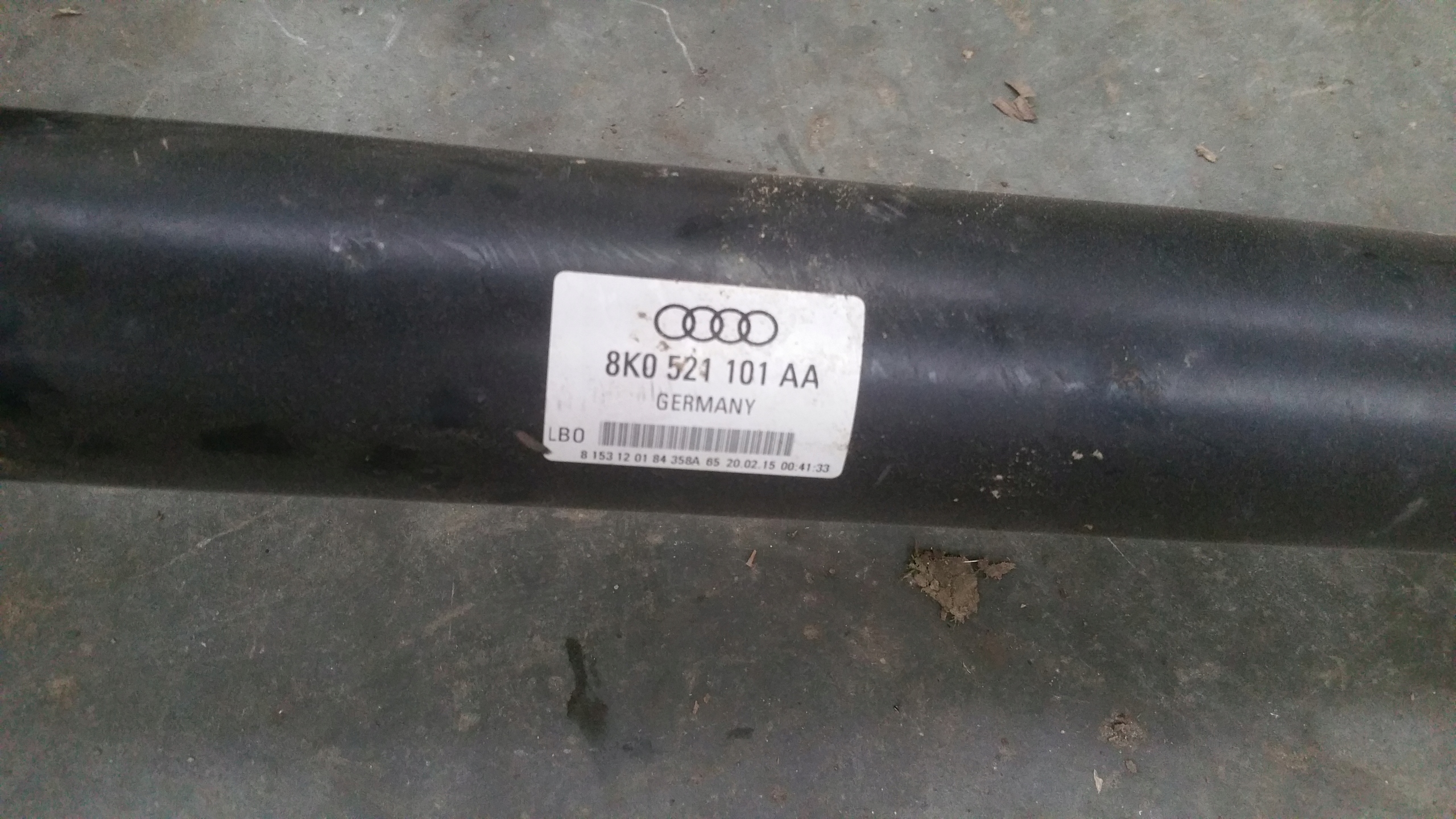 cardan 8K0521101AA AUDI A4 B8