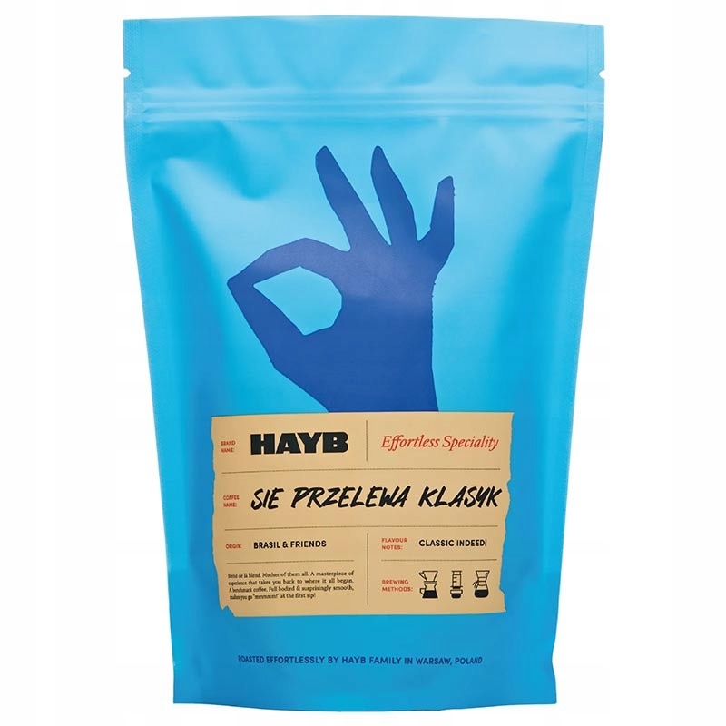 Hayb Sie Przelewa Klasyk Coffee Arabica Kawa Ziarnista 1 Kg