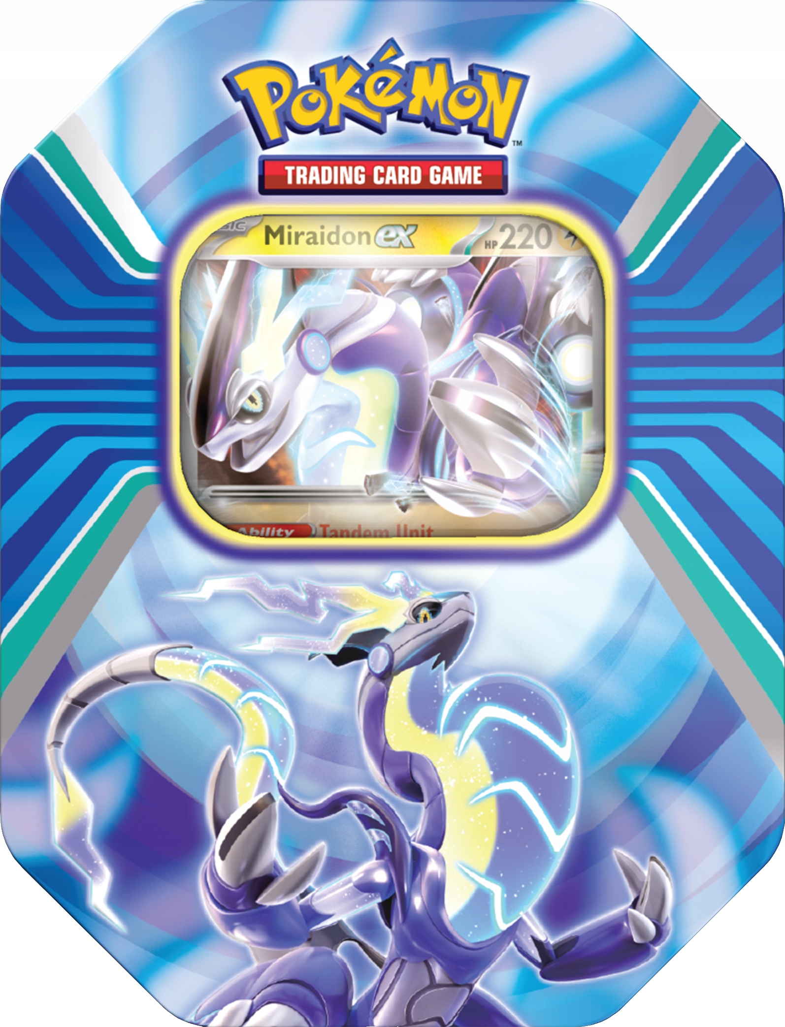 POKEMON: Paldea Legends Tin - Miraidon Ex - puszka