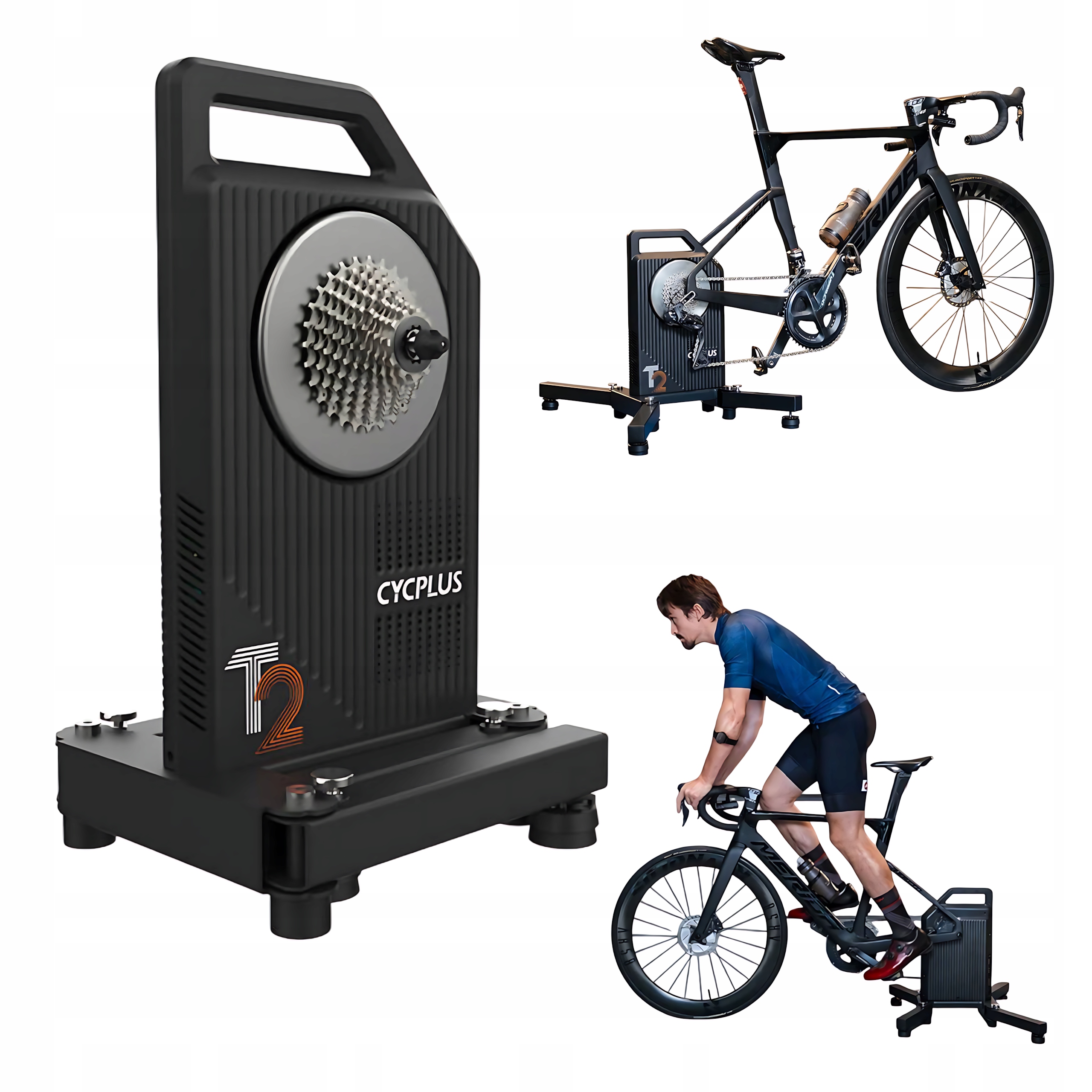 Cycplus Inteligentní magnetický cyklistický trenažér T2 Bluetooth I Ant+