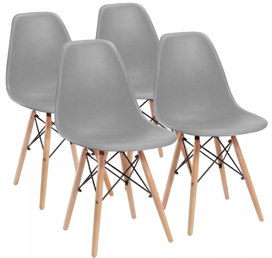 Stół z krzesłami - Komplet stół + 4 krzesła Szerokość stołu 80 cm