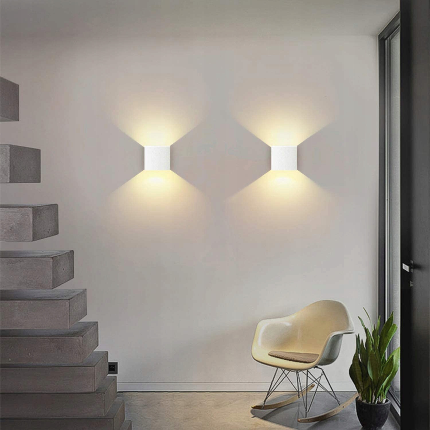 Lampa ścienna salon korytarz kinkiet GÓRA-DÓŁ x 4 Marka inna