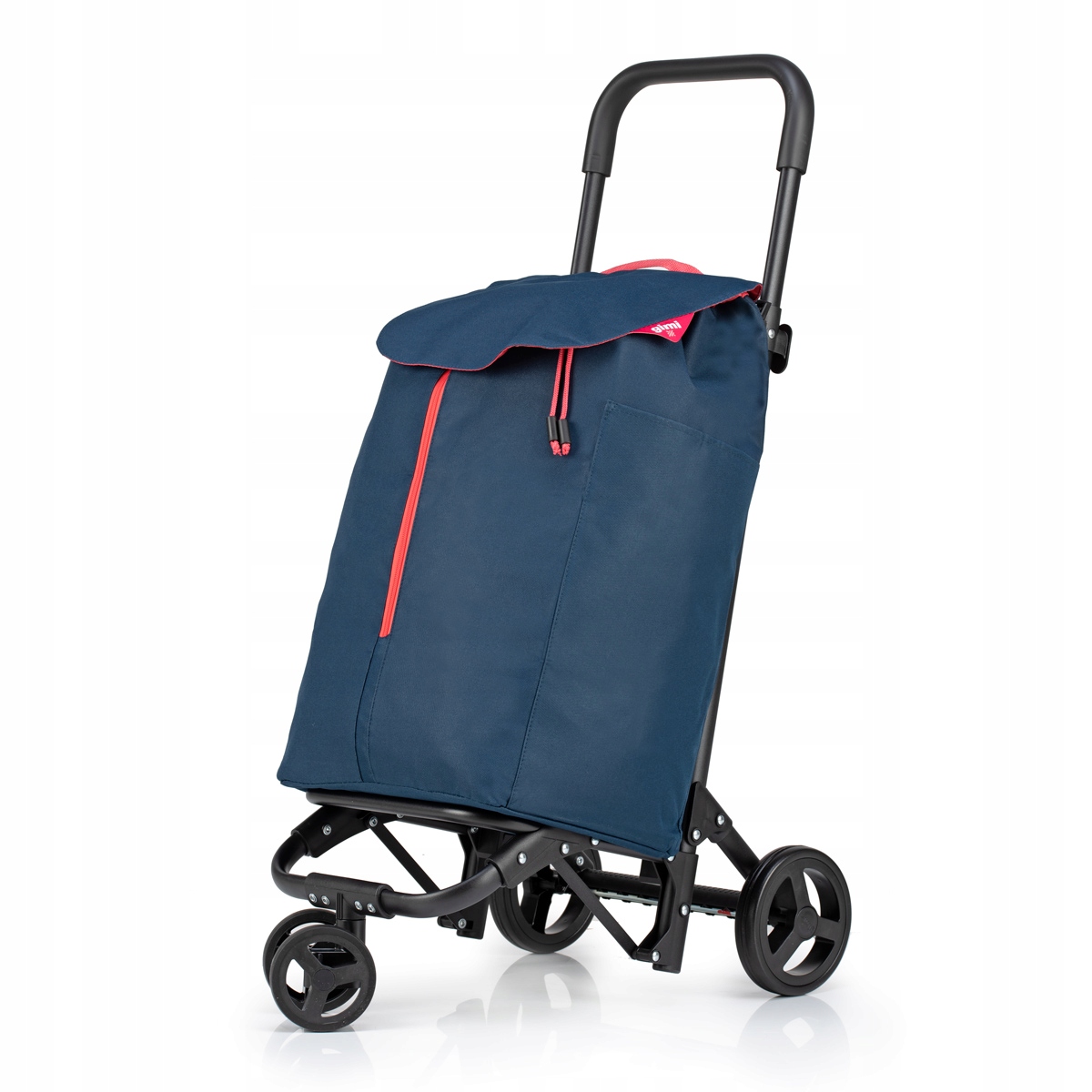 

Wózek Zakupy 4 Koła Pchany Zakupowy Torba Składany