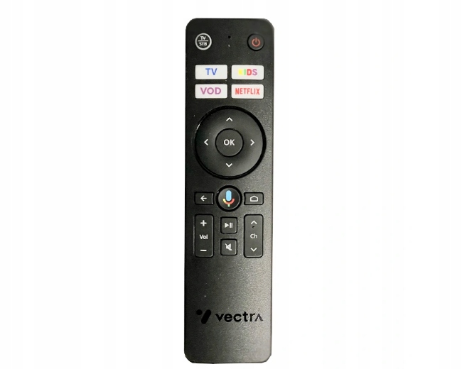 Dálkový Ovladač Vectra Dekodér 4K Bluetooth DV-8519 Knoflíky: Tv Kids Vod Netflix mini