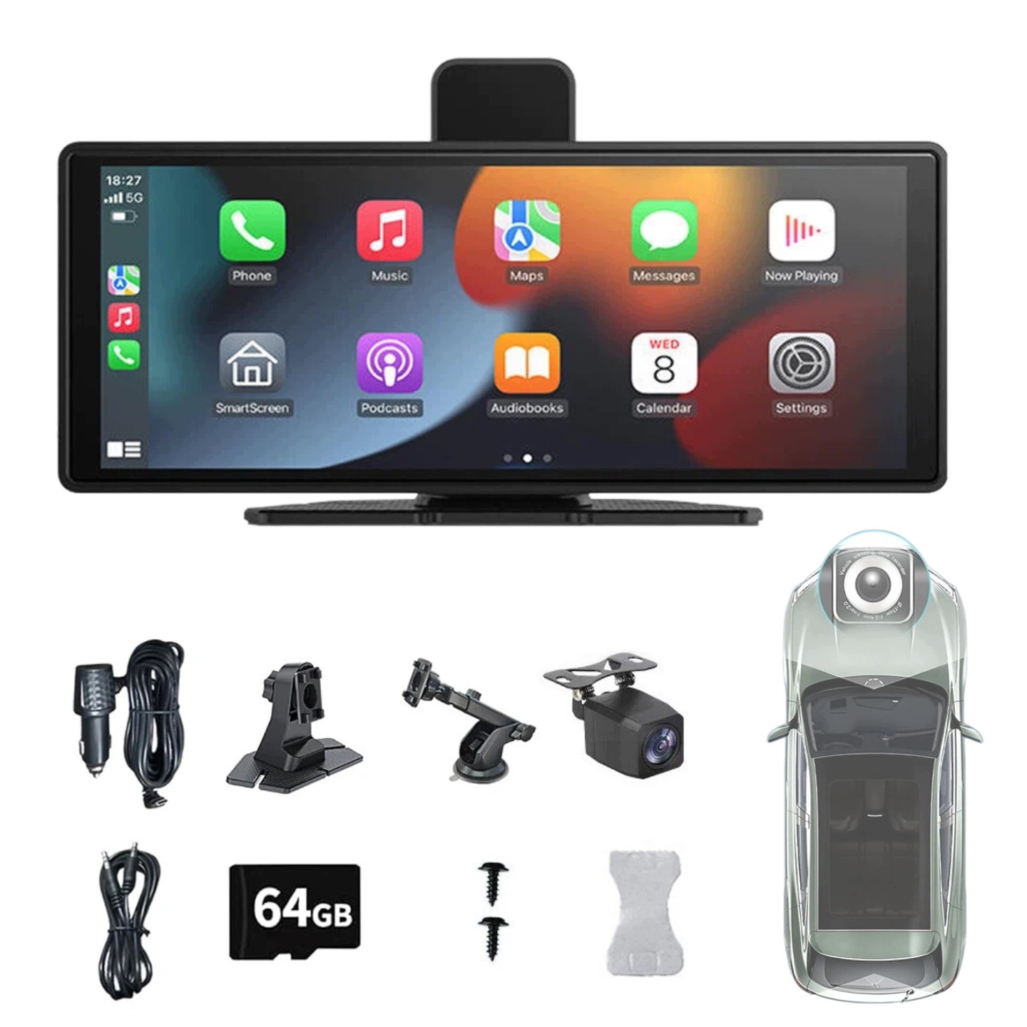 Multimediálna Stanica Do Auta Rádio Carplay Android Auto Cúvacia Kamera
