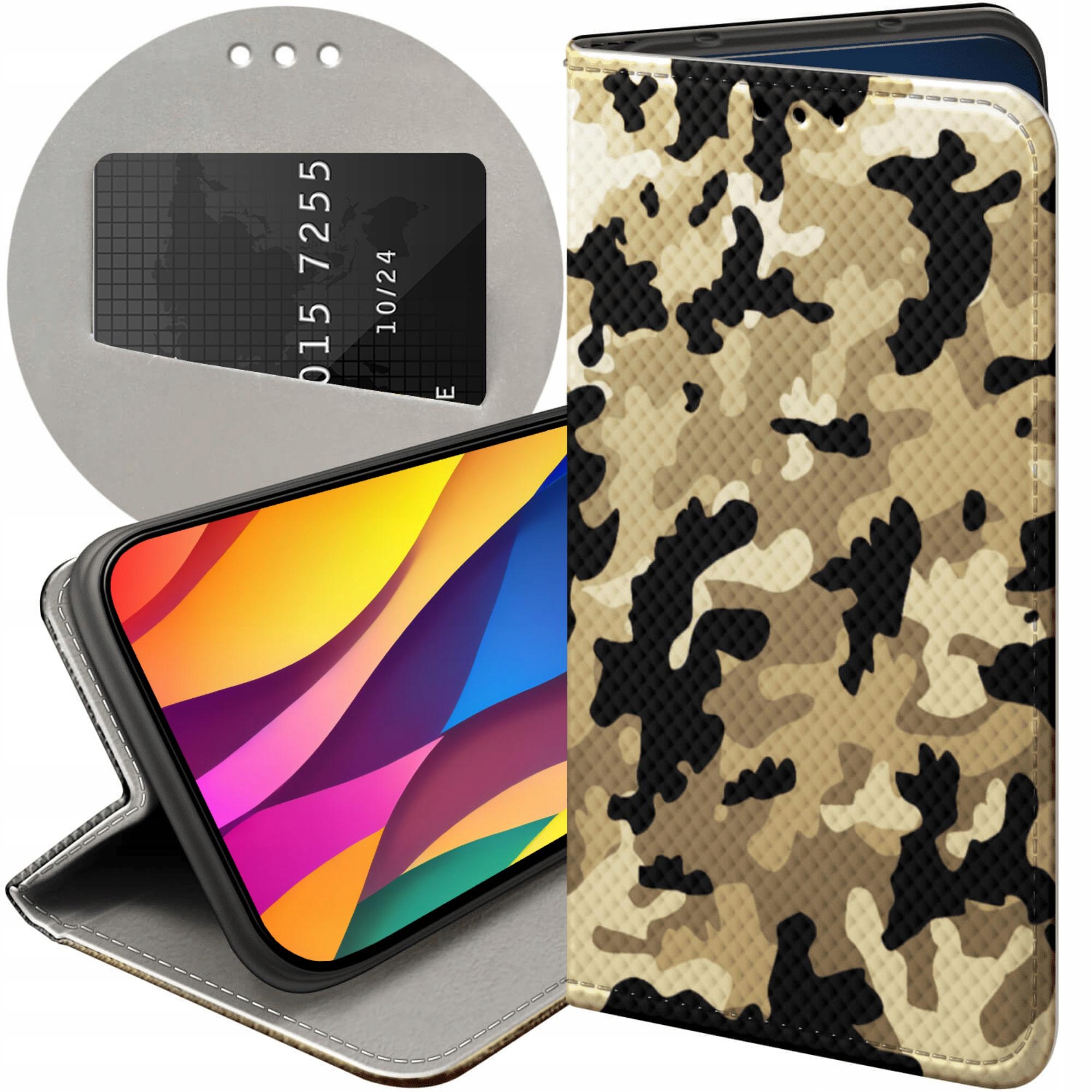 Etui Do Honor 400 Smart X7D 4G 5G Moro Wojskowe Militarne Futerał