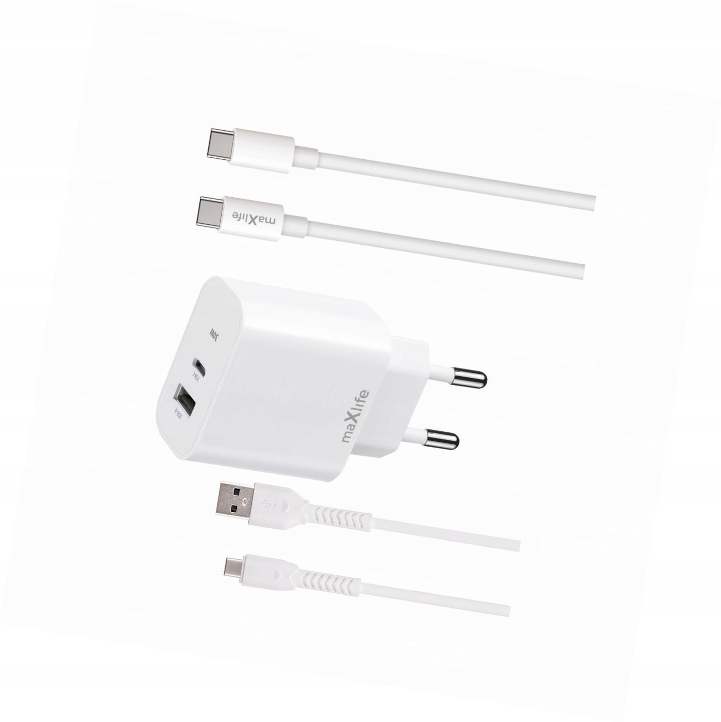 Szybka ładowarka 30W 2 wejścia z kablami Usb-c do Samsung Galaxy S22 Ultra