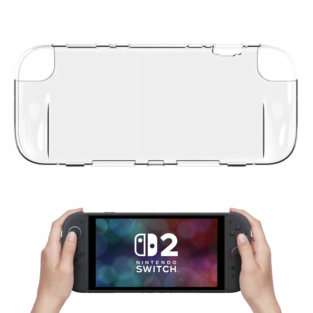 YouK Nakładka grip plecki etui z TPU na konsolę Nintendo Switch 2 biały