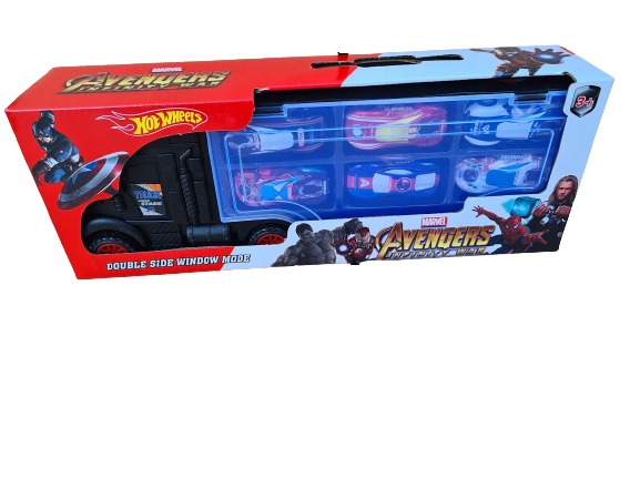 

Zestaw Hot Wheels Avengers Ciężarówka 6szt Autka