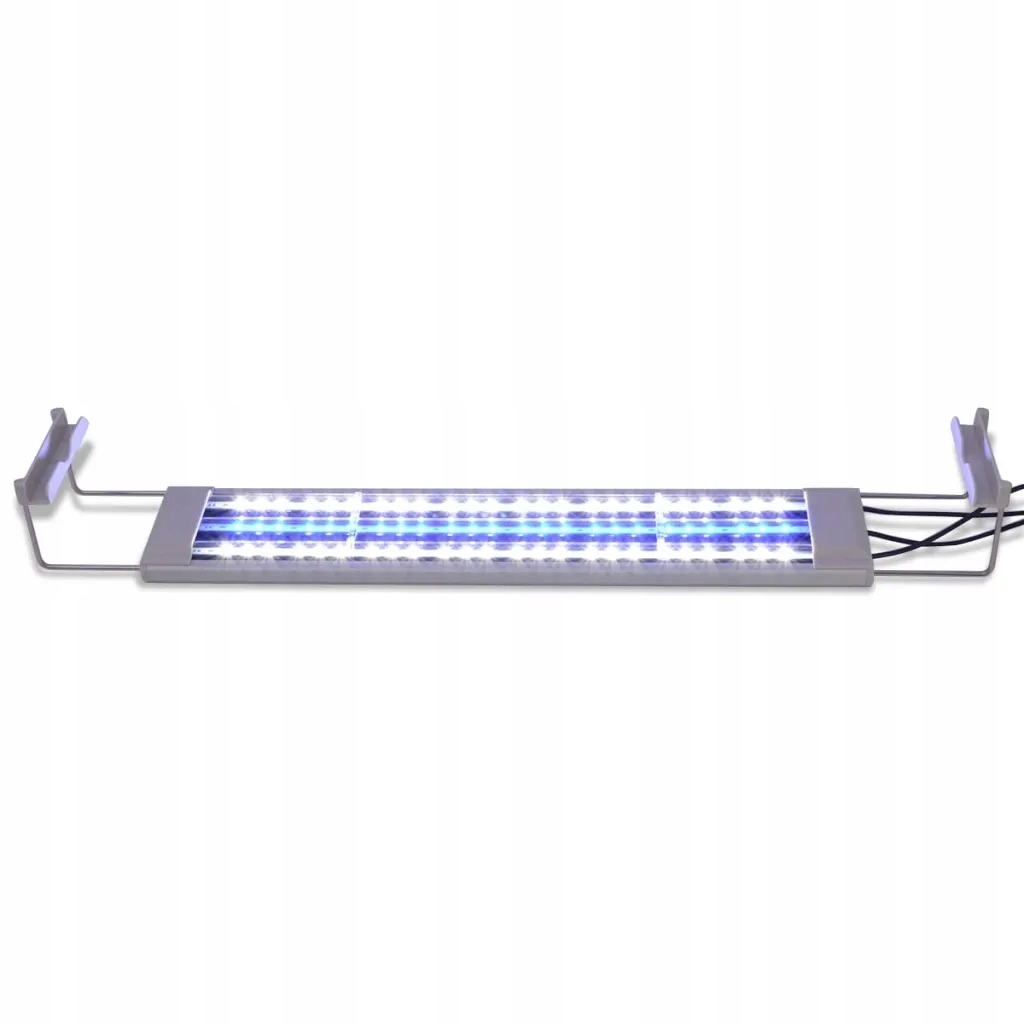 Levně vidaXL Led lampa do akvária, IP67, hliníková, 50-60 cm