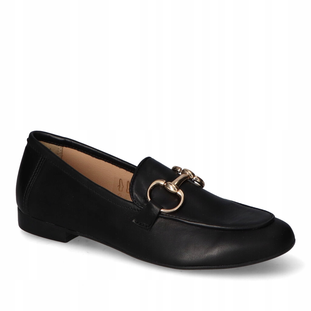 Mokasíny Fabio Fabrizi 874 Černé lico 37