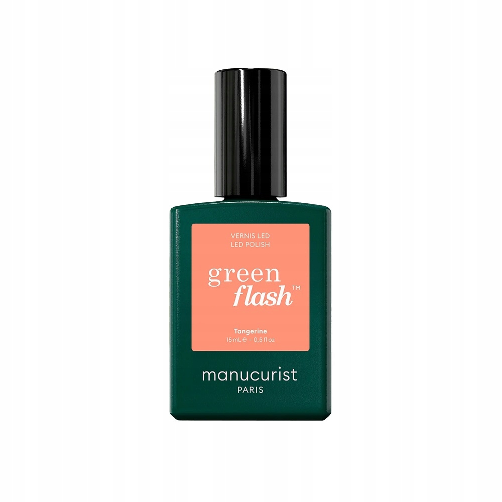 Manucurist Green Flash Led Gel Nail Lacquer Lak Na Nehty Tangerine