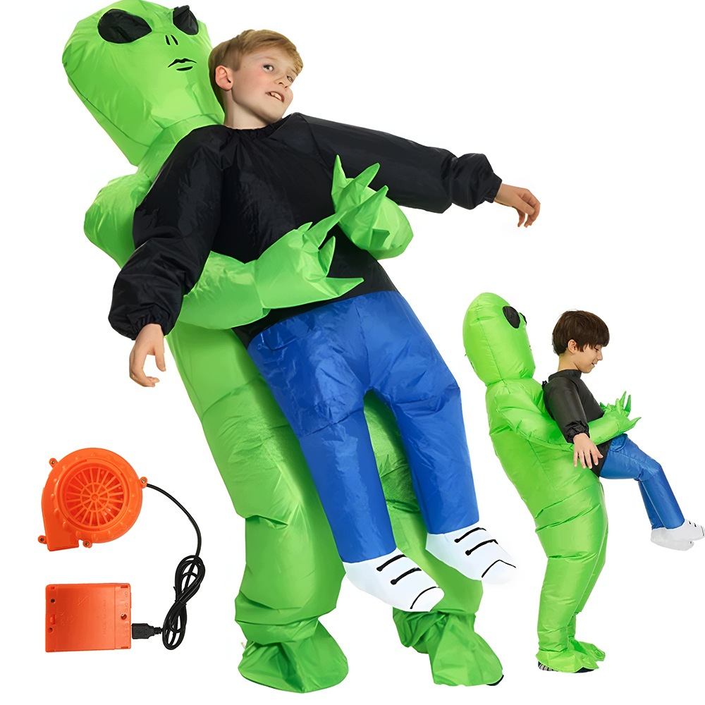 Dmuchany Kostium Alien Ufo Kosmita Przebranie Nadmuchiwany Strój Halloween