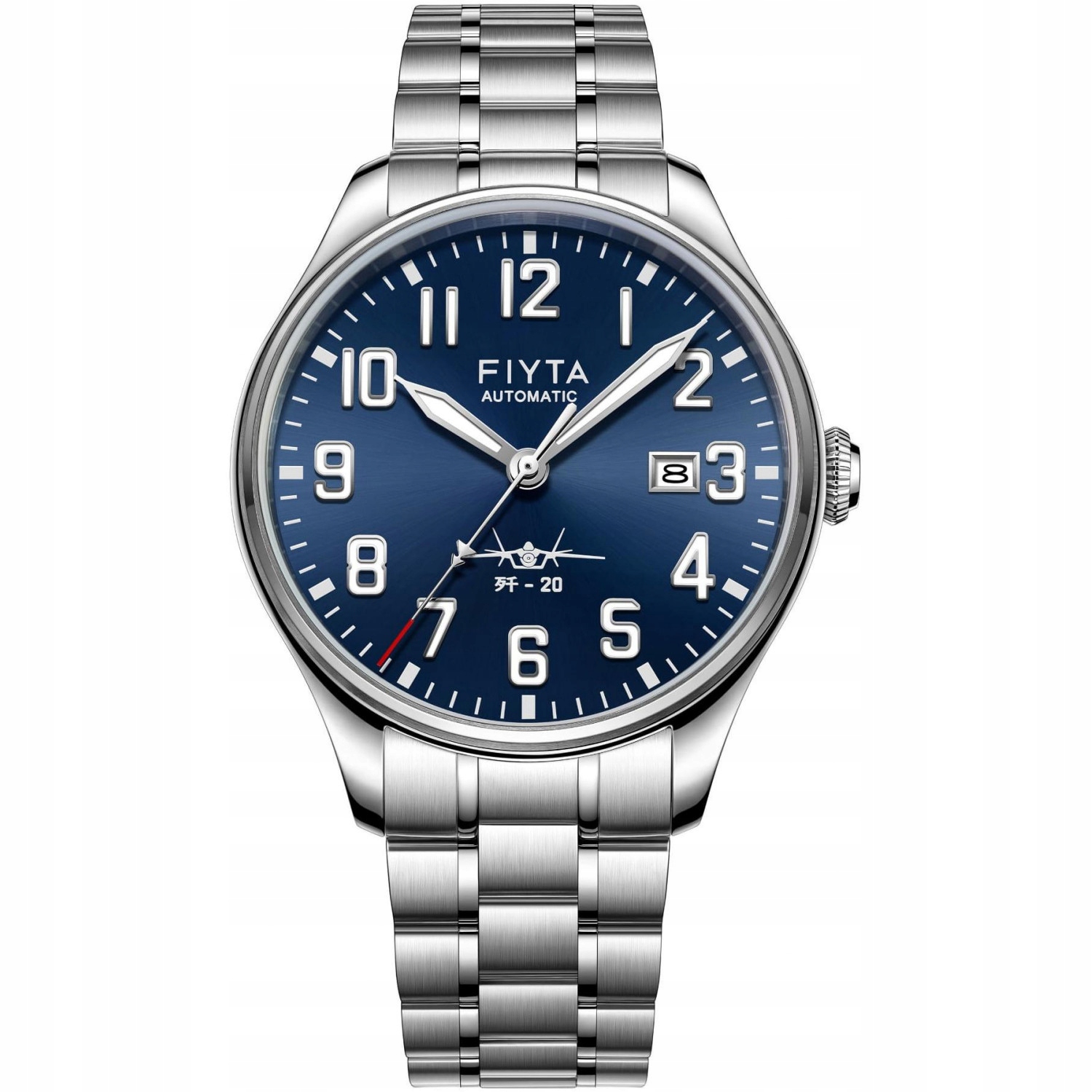 Pánské Hodinky Fiyta GA881013.WLW stříbrný náramek