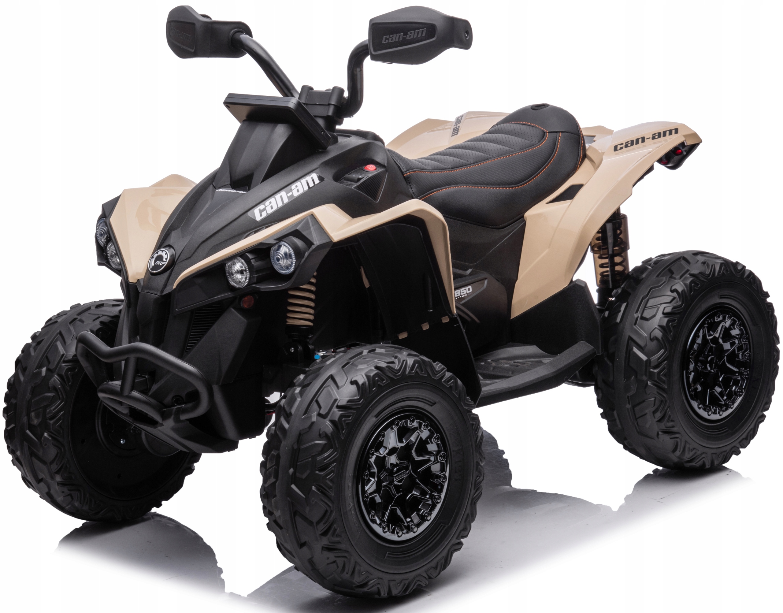 Quad Can-Am Renegade Atv na akumulator 4x4 Skóra Miękkie Koła Eva Pilot 2.4