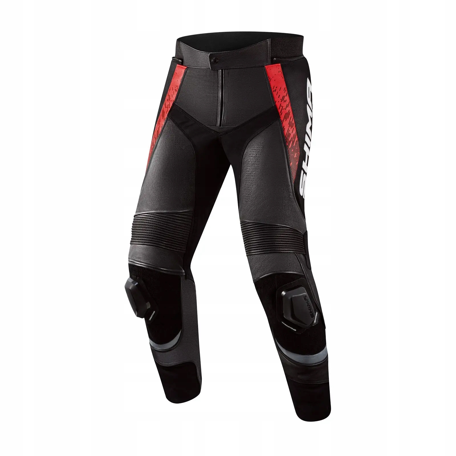 Shima Str 2.0 Red Kožené motocyklové nohavice