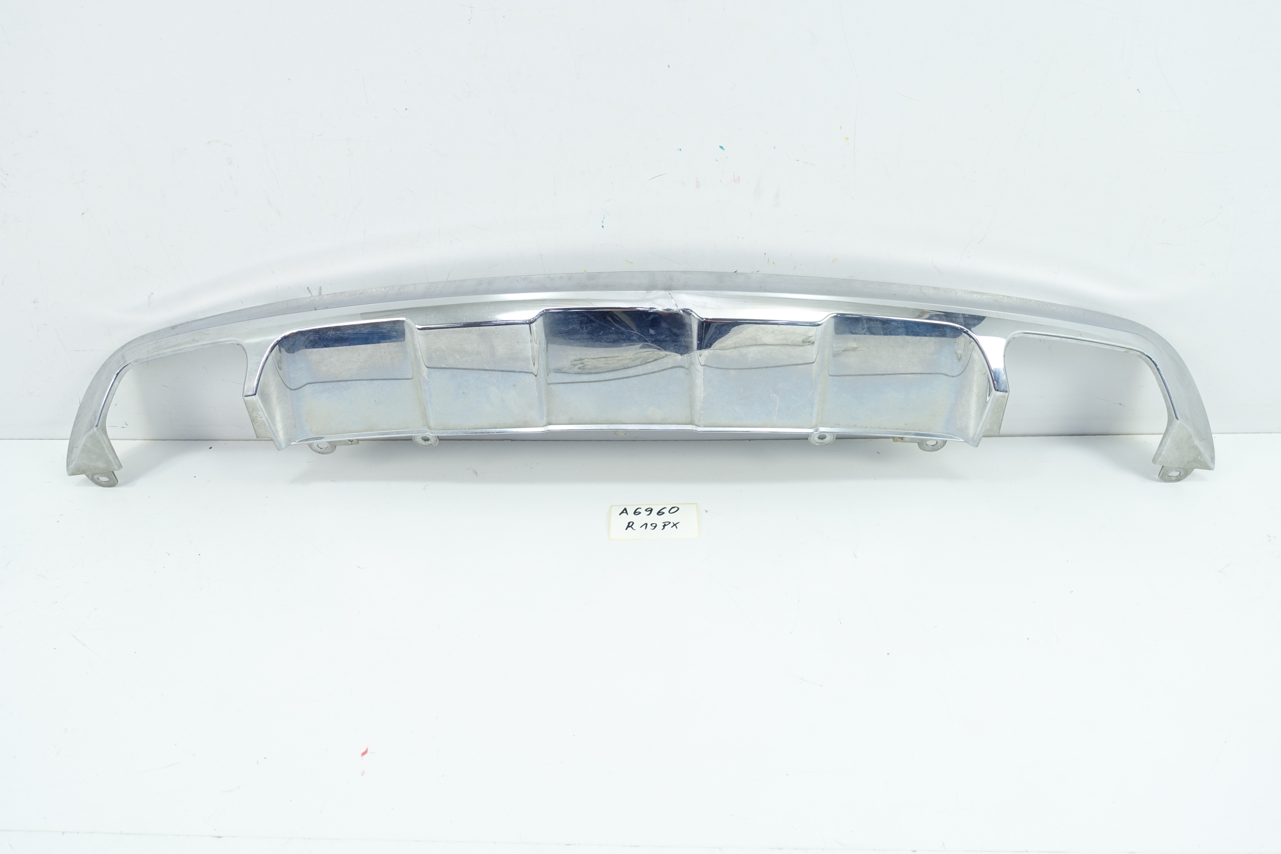 diffuser CHROM of a bumper rear part MERCEDES GLK W204