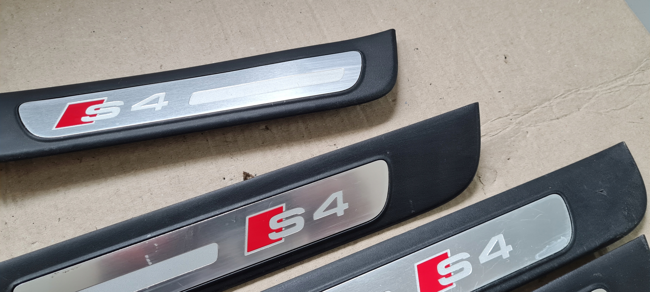 S4 B8 LIFT A4 moulding mouldings threshold caps SLINE 4X front rear part