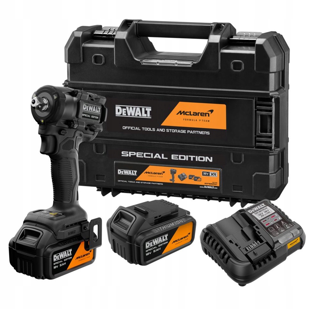 Akumulátorový rázový uťahovák DeWALT DCF92MP2T-QW McLaren Bl 2x5Ah