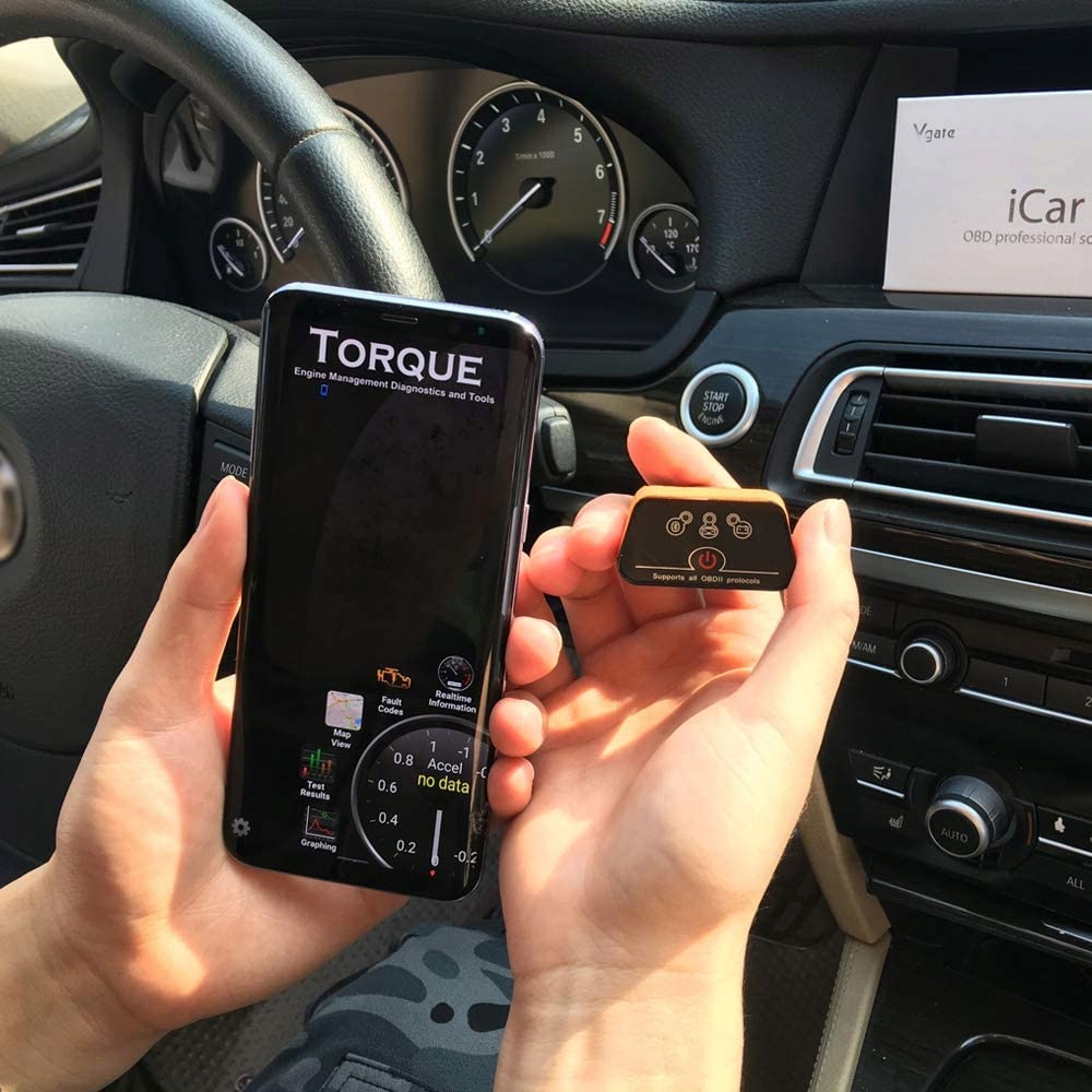 Interfejs diagnostyczny OBD2 ELM327 Vgate iCar2 Odczyt i kasowanie błędów Marka Vgate