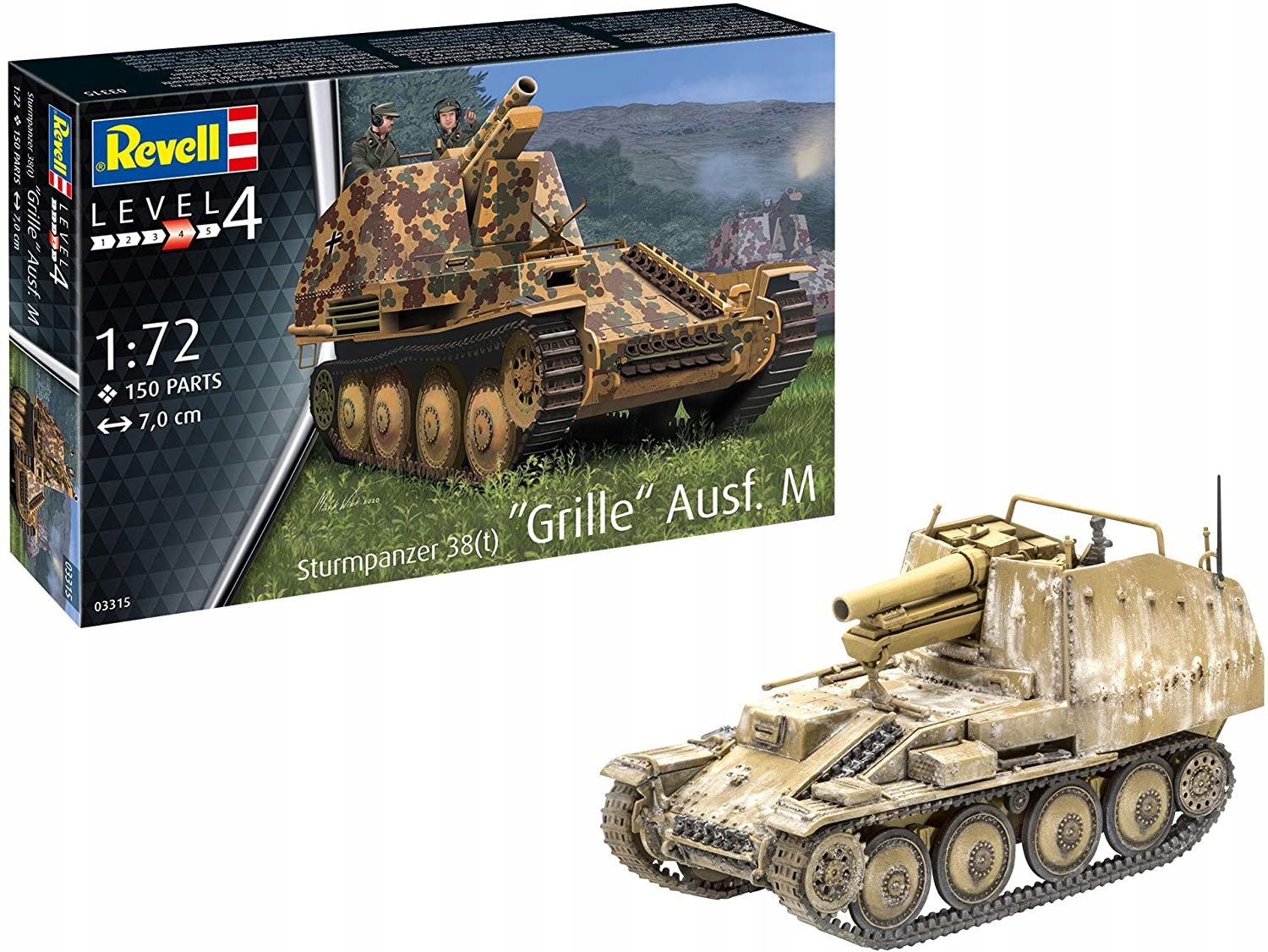 Model Revell 1:72 Strumpanzer Grily Ausf M 03315